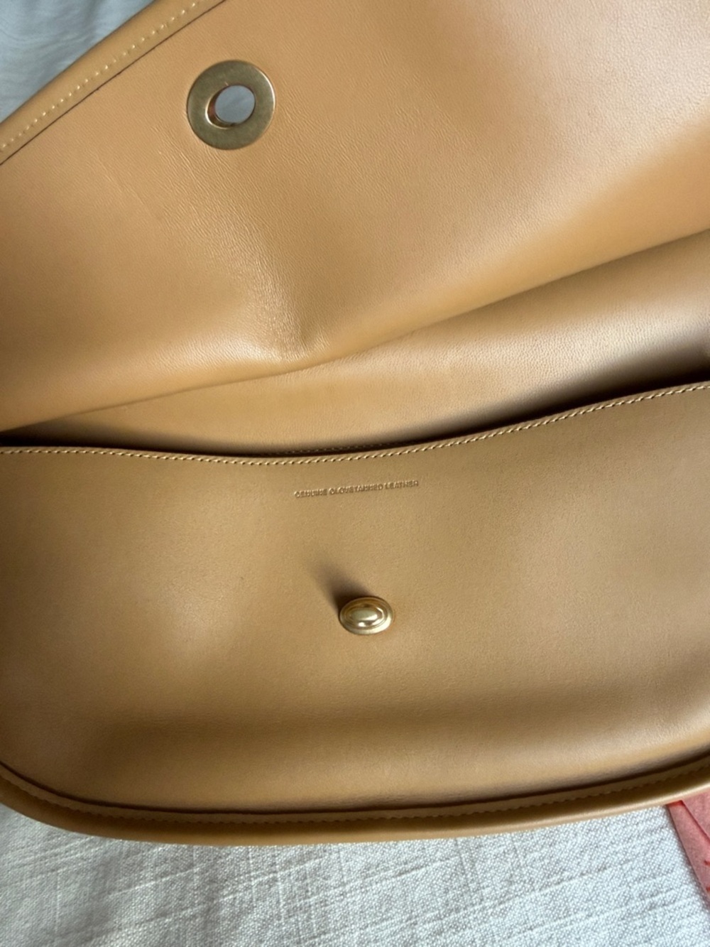 Coach Cashin Carry Crescent Bag in Honey Brown - Picture 6 of 7